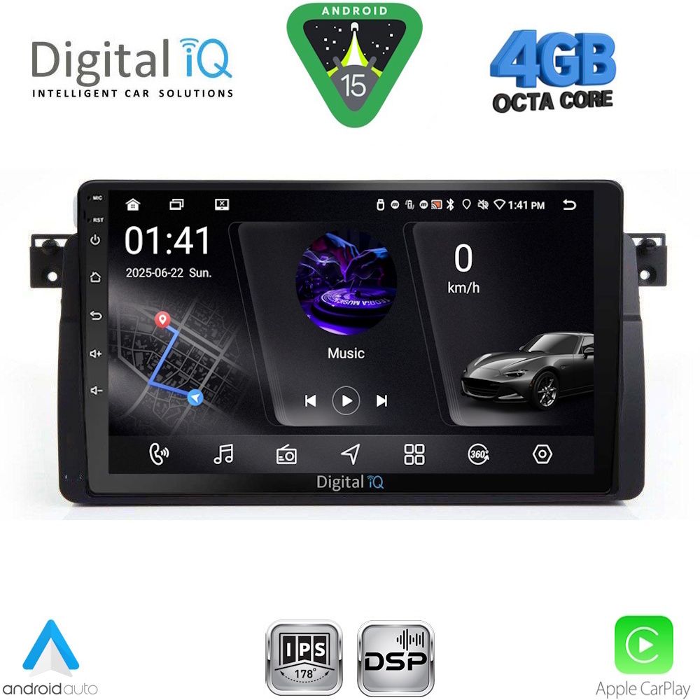DIGITAL IQ RSG 6042_CPA (9inc) MULTIMEDIA TABLET for BMW E46 mod. 1998-2005