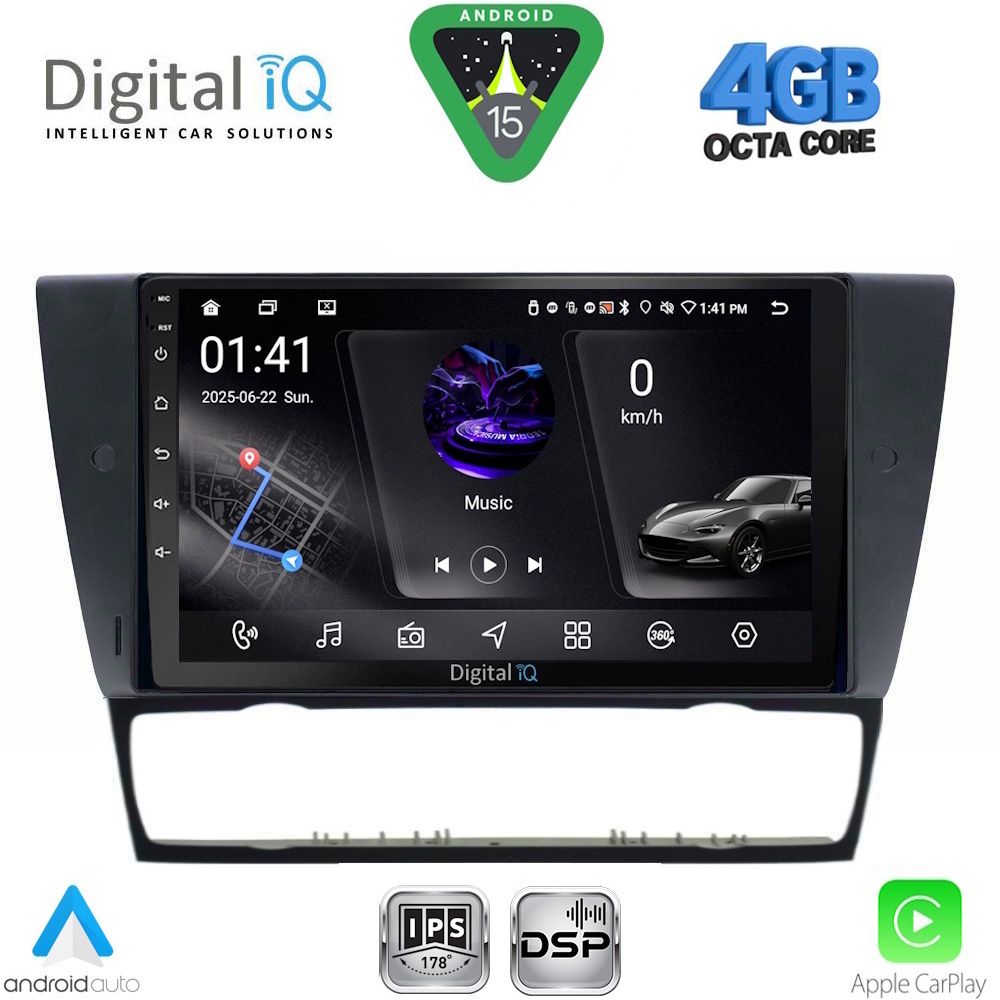 DIGITAL IQ RSG 6043_CPA (9inc) MULTIMEDIA TABLET for BMW E90-E91-E92-E93 mod. 2005-2012