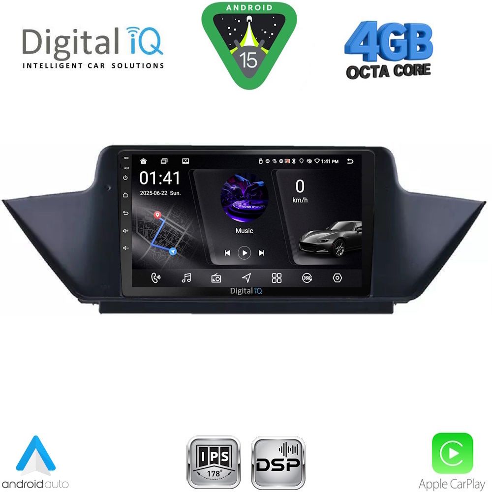 DIGITAL IQ RSG 6056_CPA (10inc) MULTIMEDIA TABLET for BMW X1 mod. 2009-2015