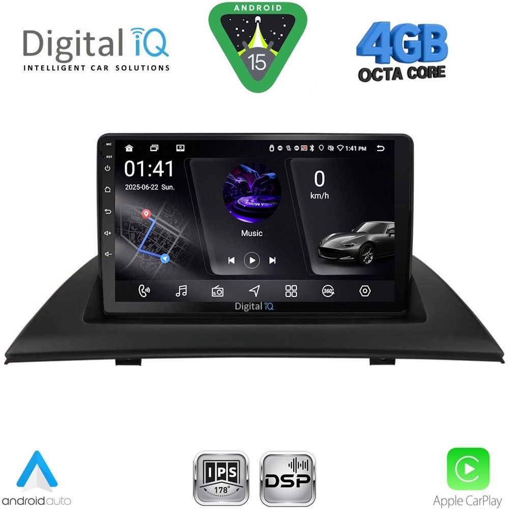 DIGITAL IQ RSG 6058_CPA (9inc) MULTIMEDIA TABLET for BMW X3 (E83) mod. 2003-2010
