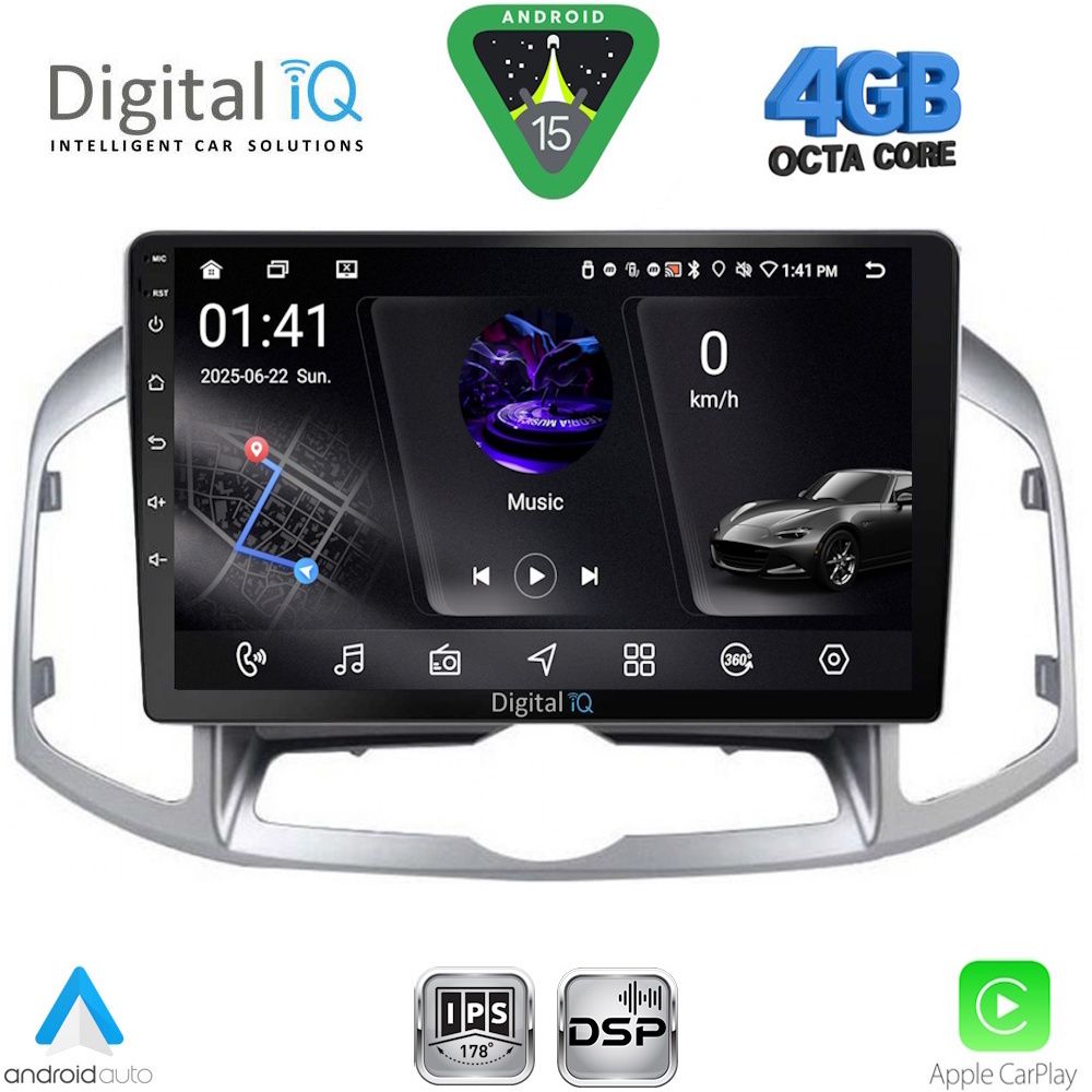 DIGITAL IQ RSG 6071_CPA (10inc) MULTIMEDIA for CHEVROLET CAPTIVA mod. 2012-2018
