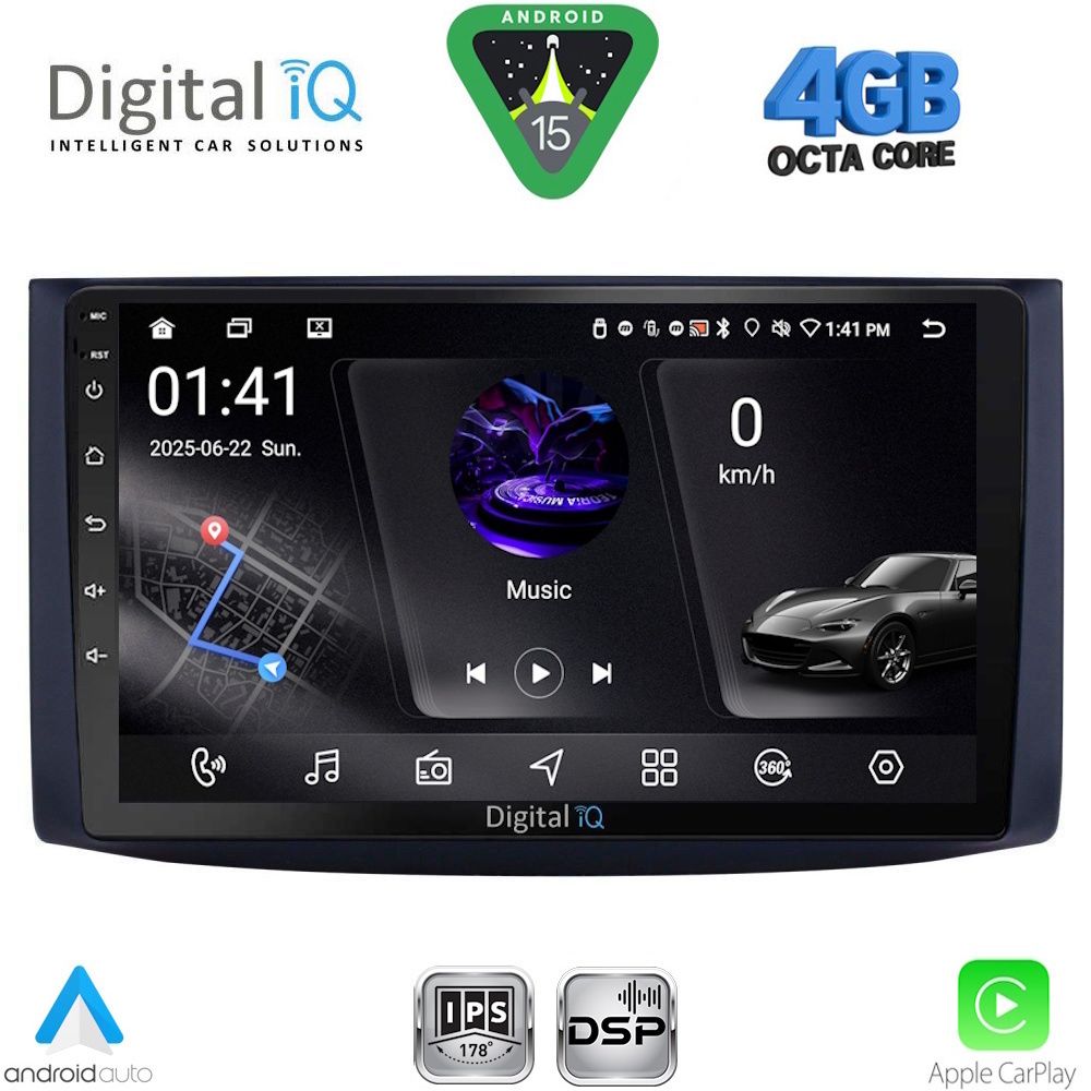 DIGITAL IQ RSG 6072_CPA (9inc) MULTIMEDIA TABLET for CHEVROLET AVEO mod. 2006-2010