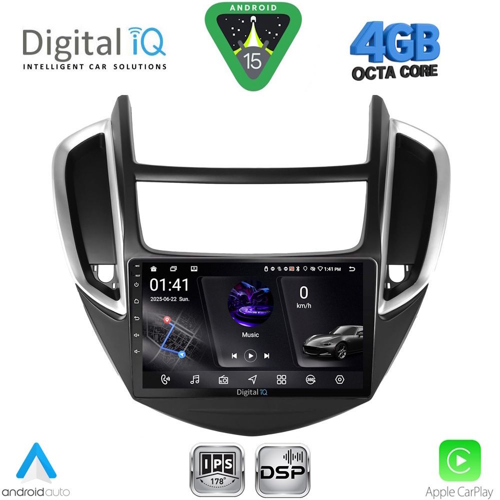 DIGITAL IQ RSG 6080_CPA (9inc) MULTIMEDIA TABLET for CHEVROLET TRAX mod. 2014-2022