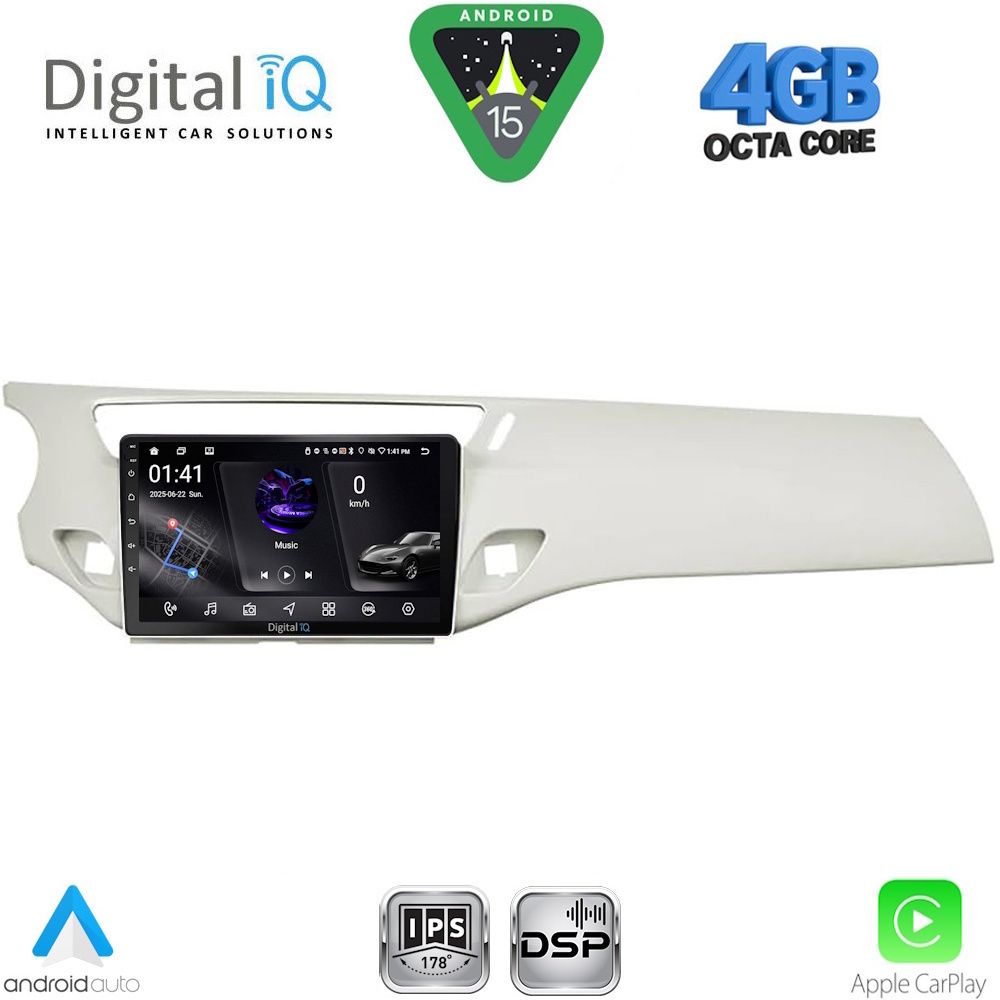 DIGITAL IQ RSG 6092WH_CPA (9inc) MULTIMEDIA TABLET for CITROEN C3 - DS3 mod. 2009-2016 (WHITE)