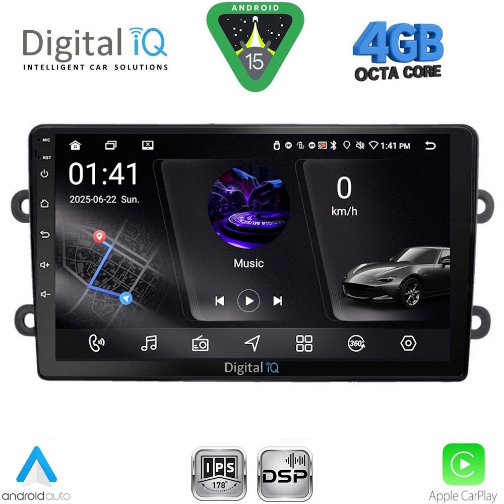 DIGITAL IQ RSG 6102_CPA (9inc) MULTIMEDIA TABLET for DACIA DUSTER mod. 2012-2019