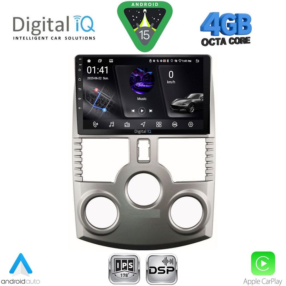 DIGITAL IQ RSG 6126_CPA (9inc) MULTIMEDIA TABLET for DAIHATSU TERIOS mod. 2006-2017