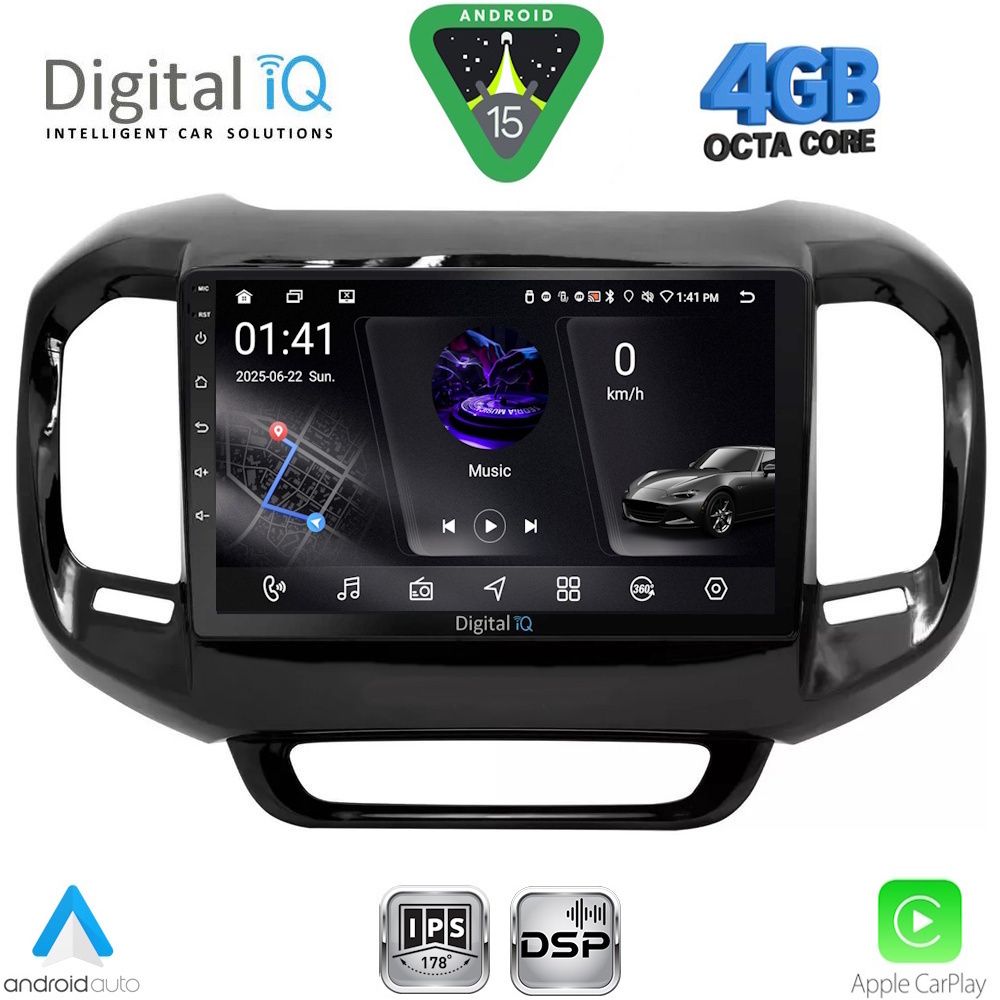 DIGITAL IQ RSG 6127_CPA (9inc) MULTIMEDIA TABLET for FIAT TORO mod. 2017-2026