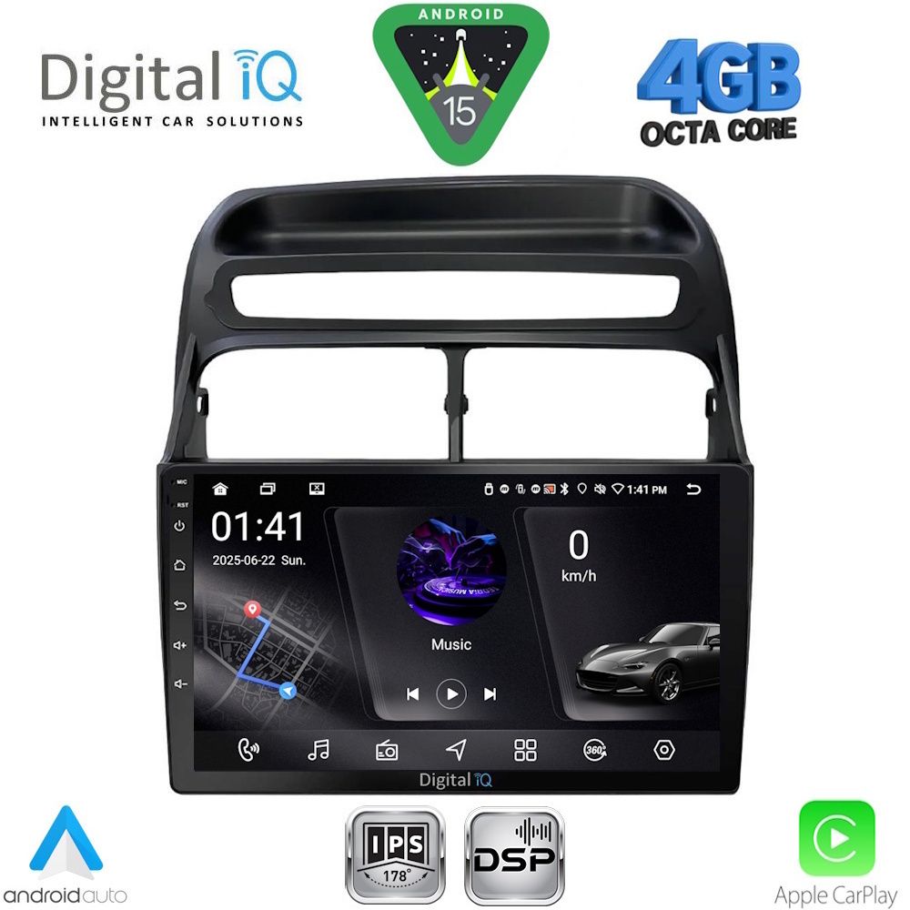 DIGITAL IQ RSG 6129_CPA (9inc) MULTIMEDIA TABLET for FIAT LINEA mod. 2007-2011