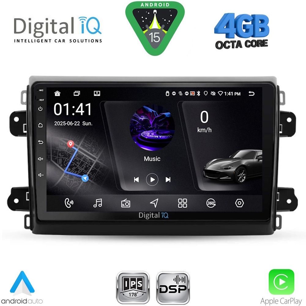 DIGITAL IQ RSG 6143_CPA (9inc) MULTIMEDIA TABLET for FIAT DUCATO mod. 2021-2026