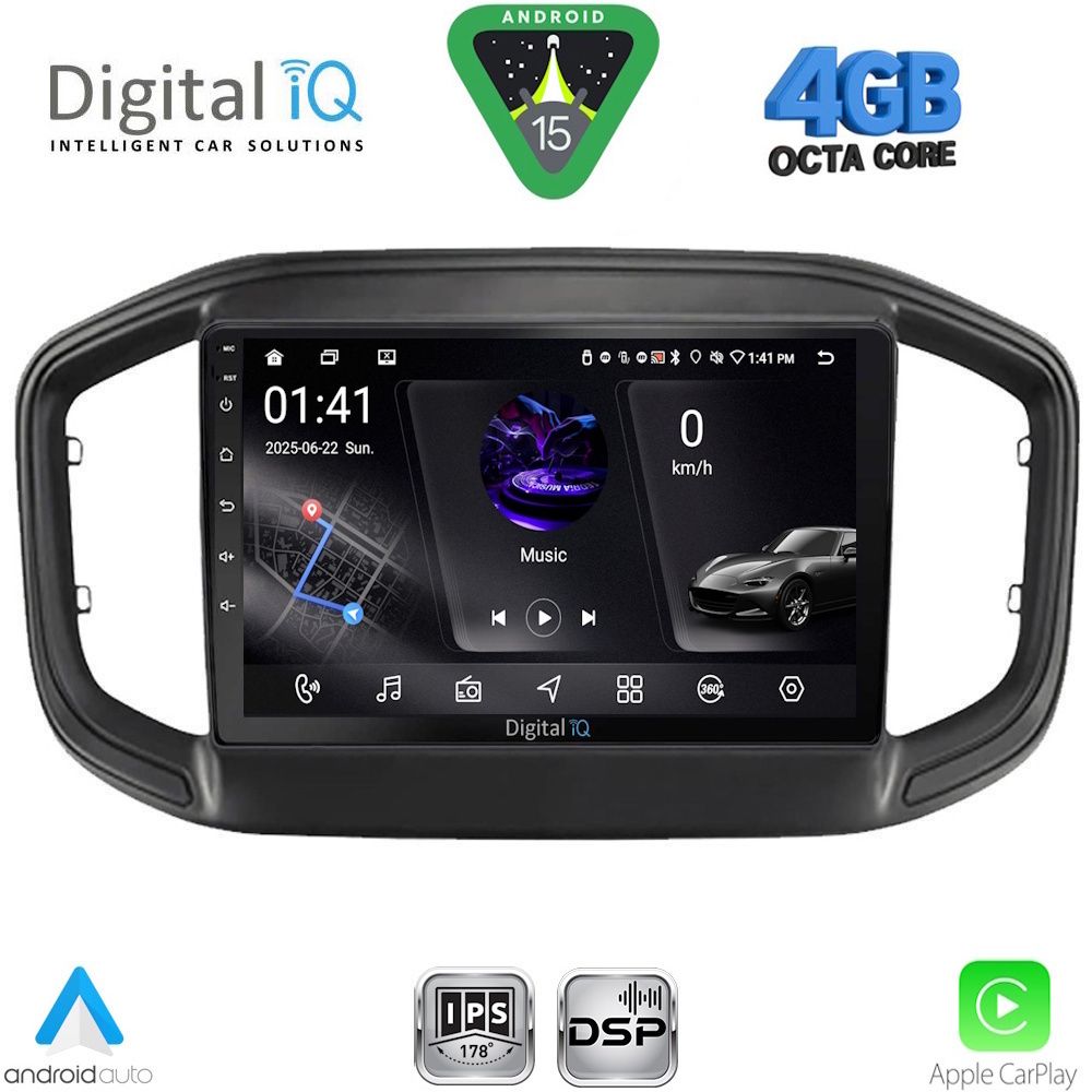 DIGITAL IQ RSG 6147_CPA (9inc) MULTIMEDIA TABLET for FIAT STRADA mod. 2020-2026