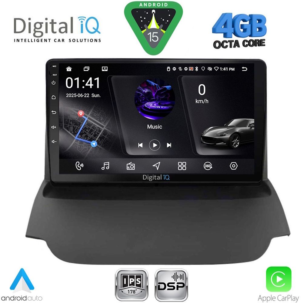 DIGITAL IQ RSG 6150_CPA (9inc) MULTIMEDIA TABLET for FORD ECOSPORT mod. 2012-2018