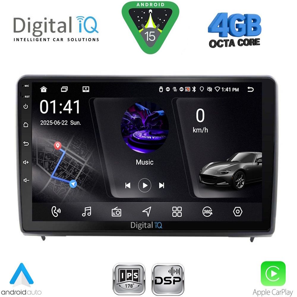 DIGITAL IQ RSG 6151_CPA (10inc) MULTIMEDIA TABLET for FORD ECOSPORT mod. 2018-2023