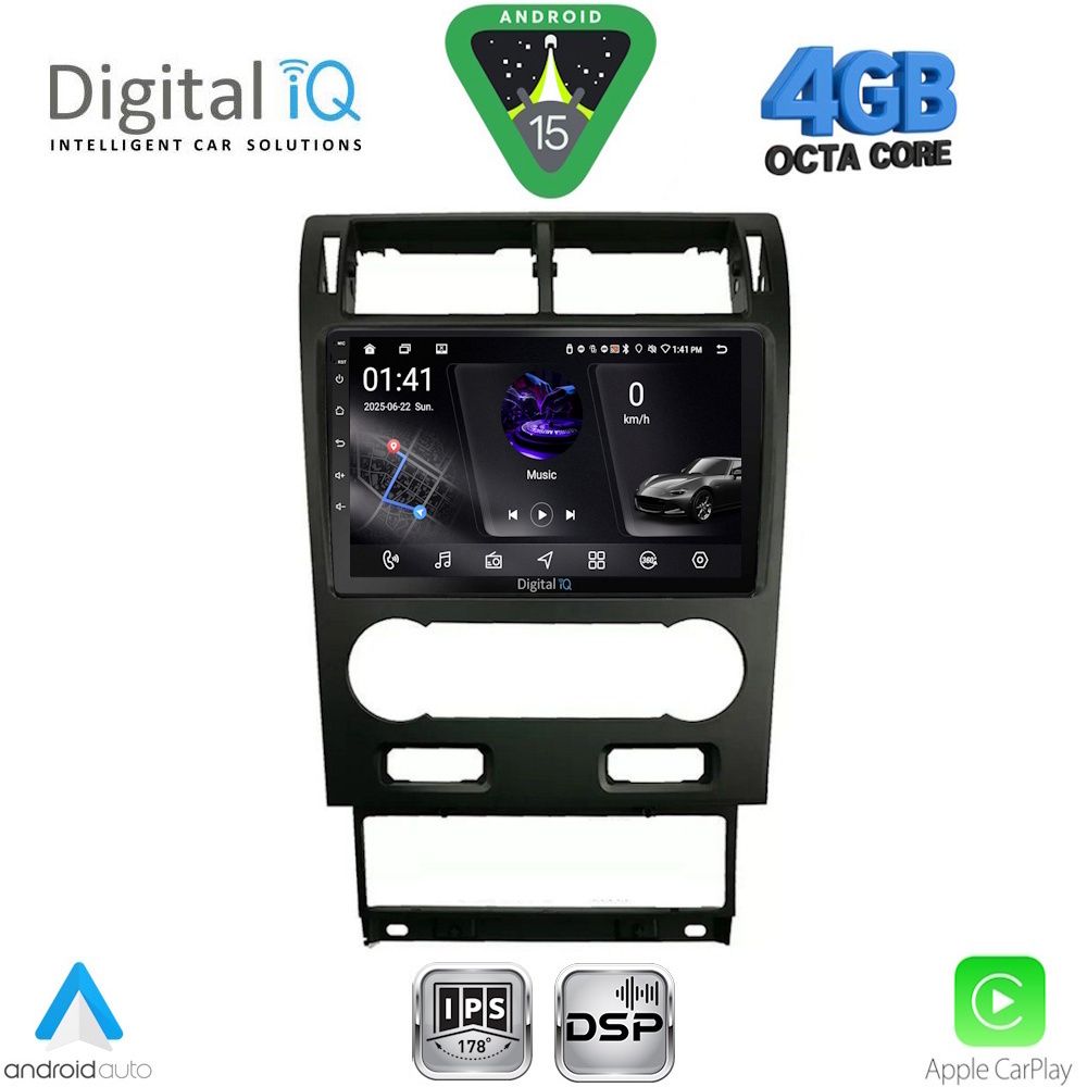 DIGITAL IQ RSG 6161A_CPA (9inc) MULTIMEDIA TABLET for FORD MONDEO mod. 2003-2006