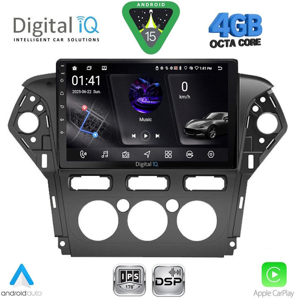 DIGITAL IQ RSG 6163_CPA A/C (10inc) MULTIMEDIA TABLET for FORD MONDEO mod. 2011-2013