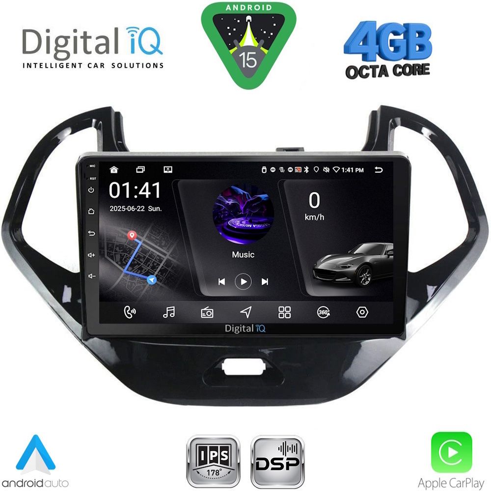 DIGITAL IQ RSG 6167SH_CPA (9inc) MULTIMEDIA TABLET for FORD KA mod. 2017-2024