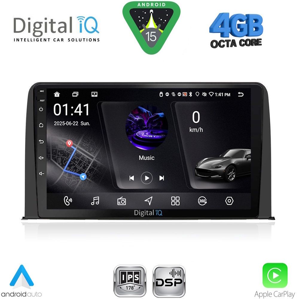 DIGITAL IQ RSG 6199_CPA (10inc) MULTIMEDIA TABLET for HONDA CRV mod. 2017-2022