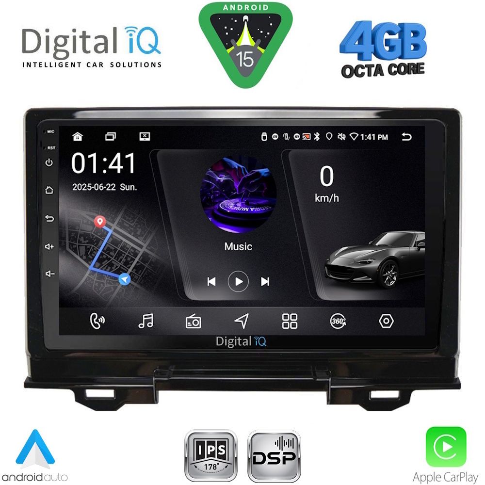 DIGITAL IQ RSG 6202_CPA (9inc) MULTIMEDIA TABLET for HONDA HRV mod. 2021-2026