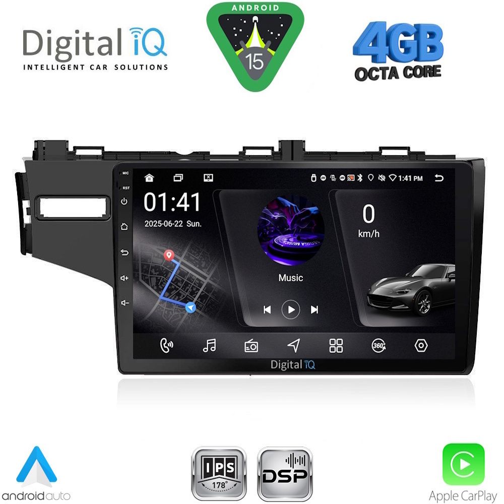 DIGITAL IQ RSG 6212_CPA (10inc) MULTIMEDIA TABLET for HONDA JAZZ mod. 2013-2019