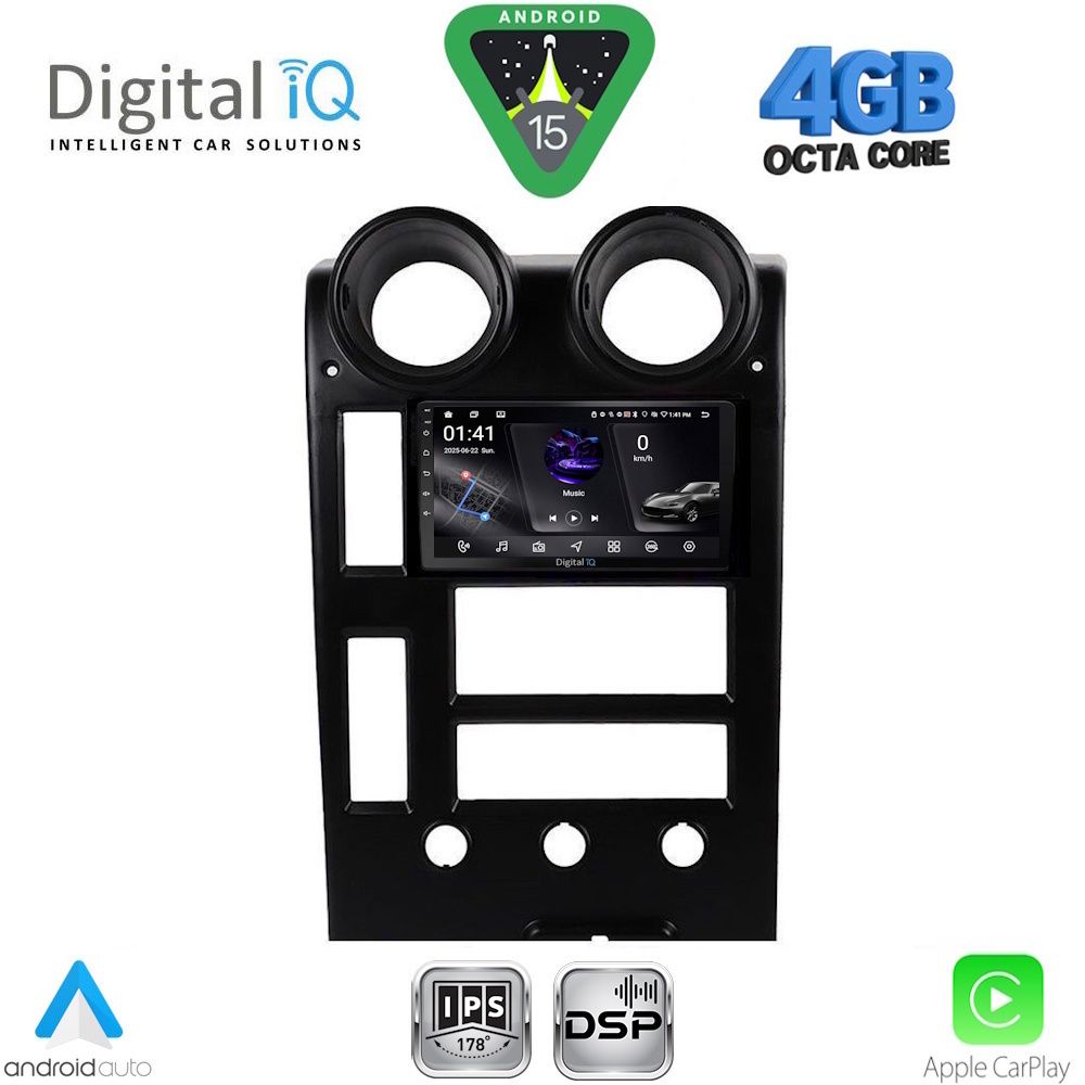 DIGITAL IQ RSG 6215_CPA (9inc) MULTIMEDIA TABLET for HUMMER H2 mod. 2001-2007