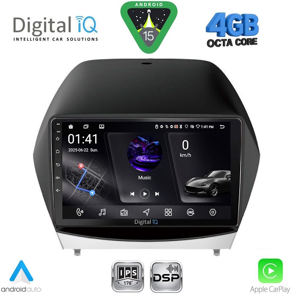 DIGITAL IQ RSG 6235_CPA (10inc) MULTIMEDIA TABLET for HYUNDAI iX35 mod. 2010-2015