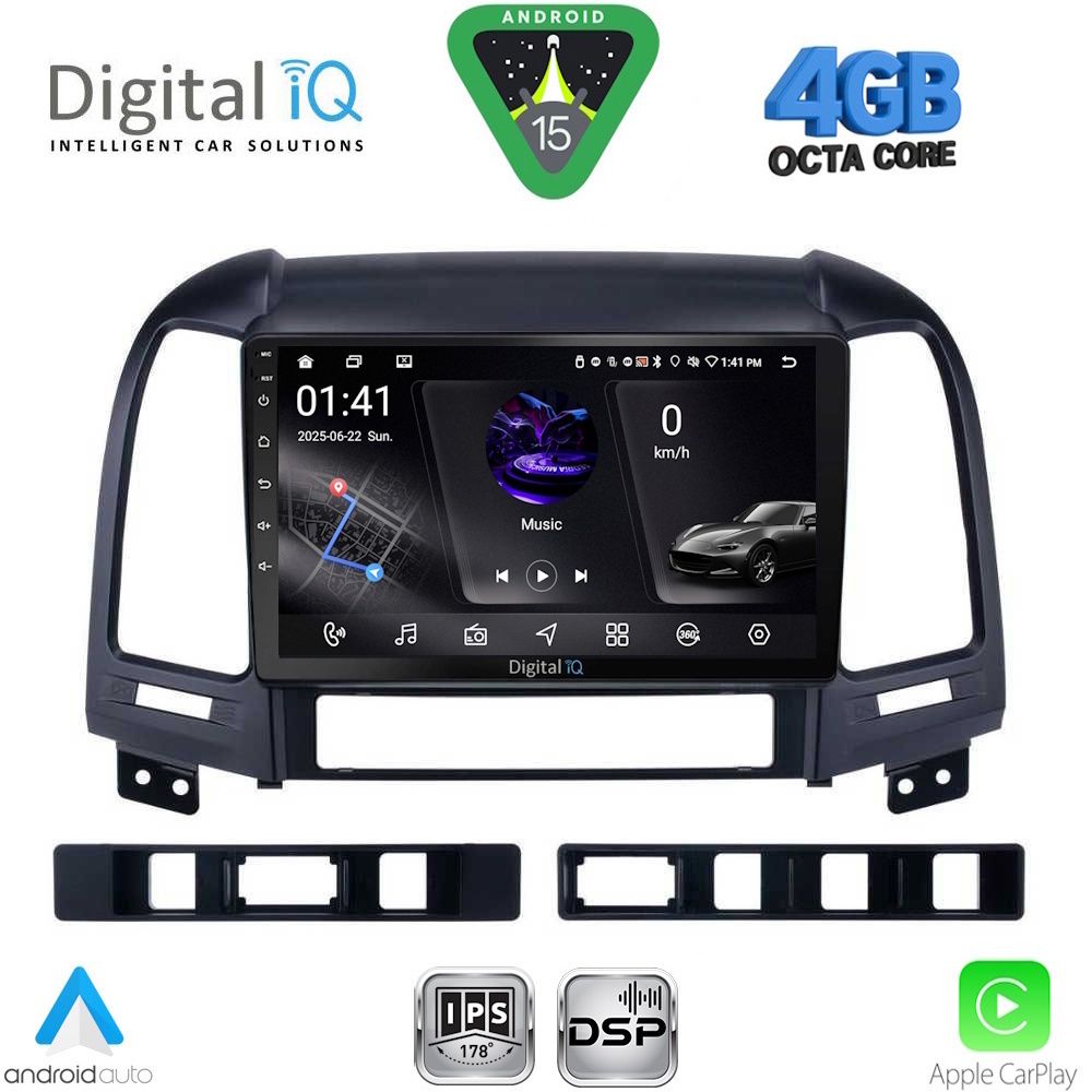 DIGITAL IQ RSG 6239_CPA (9inc) MULTIMEDIA TABLET for HYUNDAI SANTA FE mod. 2005-2013