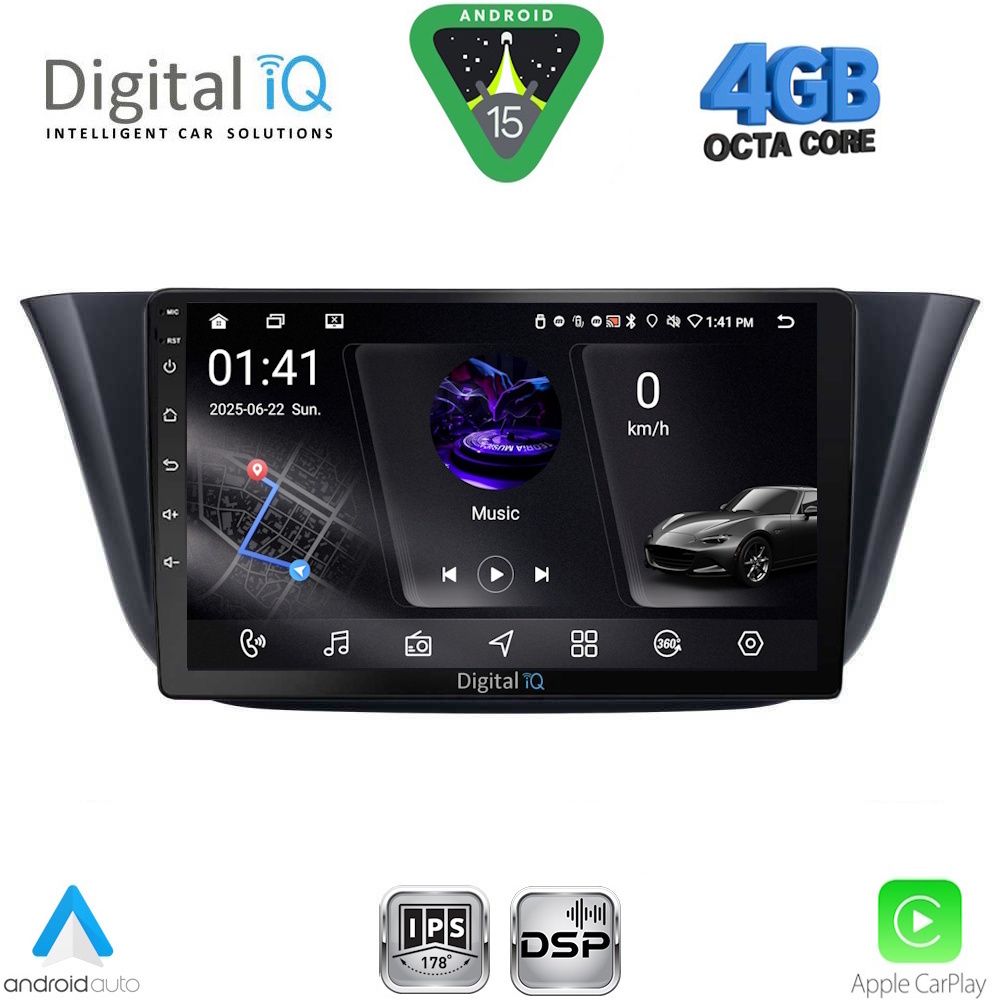 DIGITAL IQ RSG 6265_CPA (9inc) MULTIMEDIA TABLET for IVECO DAILY mod. 2014-2024