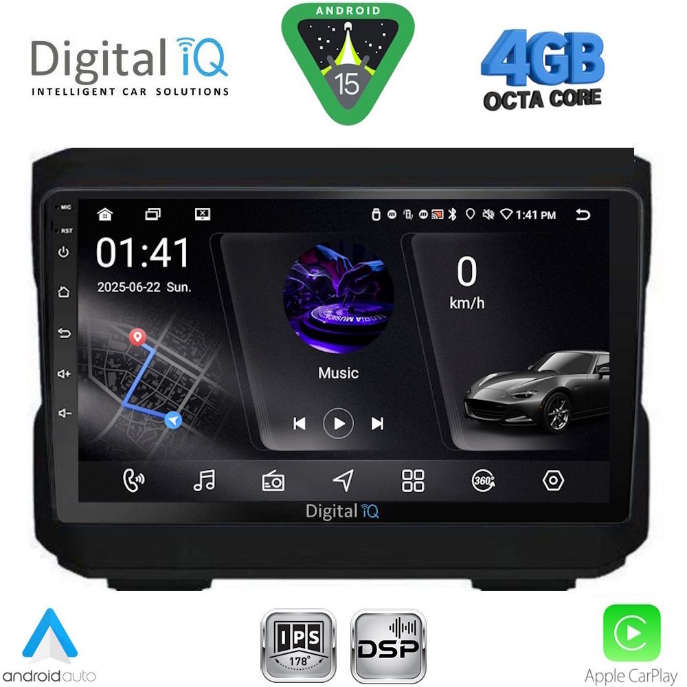 DIGITAL IQ RSG 6272_CPA (10inc) MULTIMEDIA TABLET for JEEP mod. 2007-2014 – DODGE mod. 2007