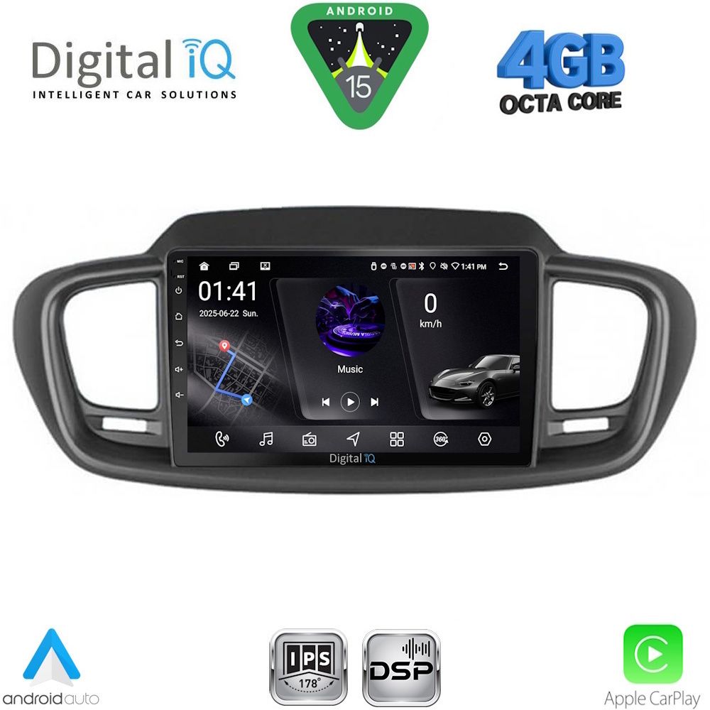 DIGITAL IQ RSG 6319_CPA (10inc) MULTIMEDIA TABLET for KIA SORENTO mod. 2014-2020