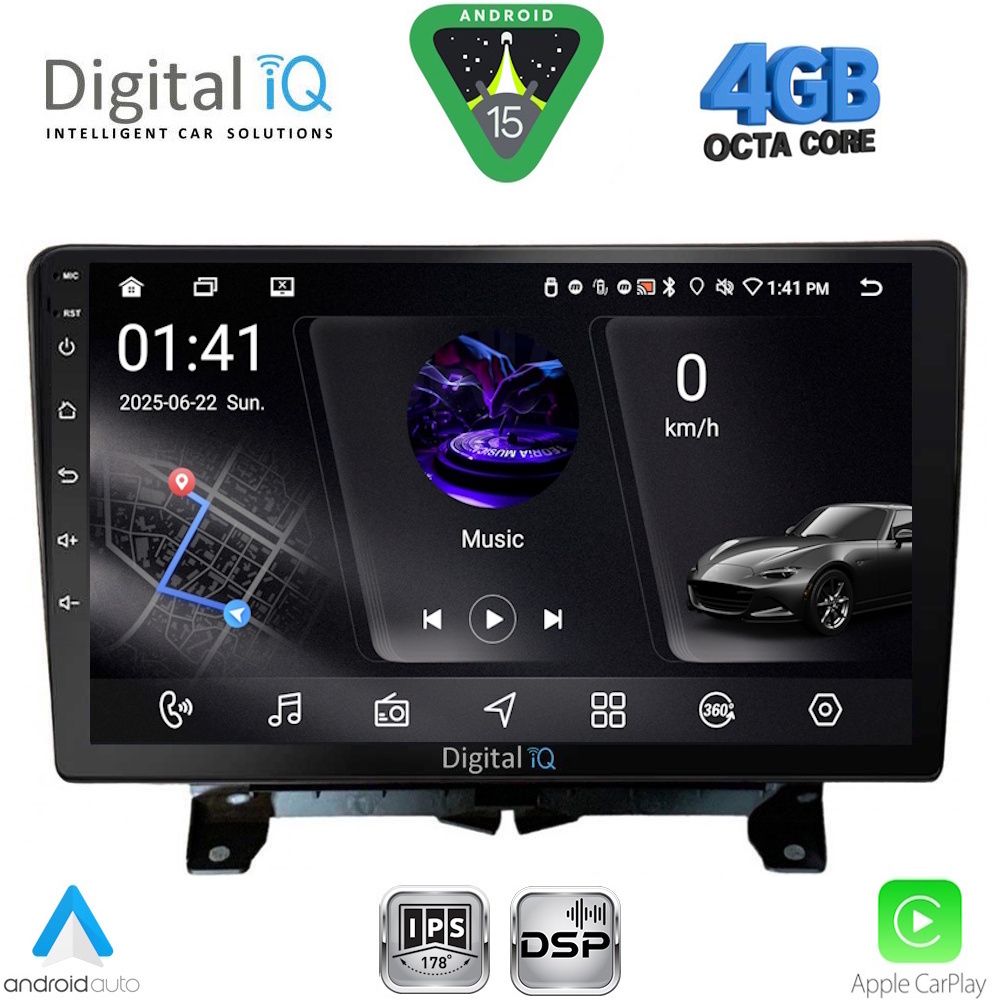DIGITAL IQ RSG 6332_CPA (9inc) MULTIMEDIA TABLET for LAND ROVER DISCOVERY 3 - RANGE ROVER SPORT mod. 2004-2009