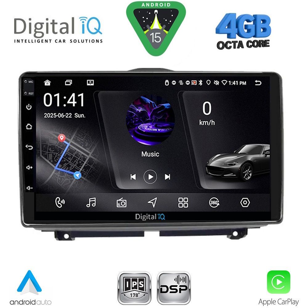 DIGITAL IQ RSG 6338_CPA (9inc) MULTIMEDIA TABLET for LADA GRANTA mod. 2012-2026