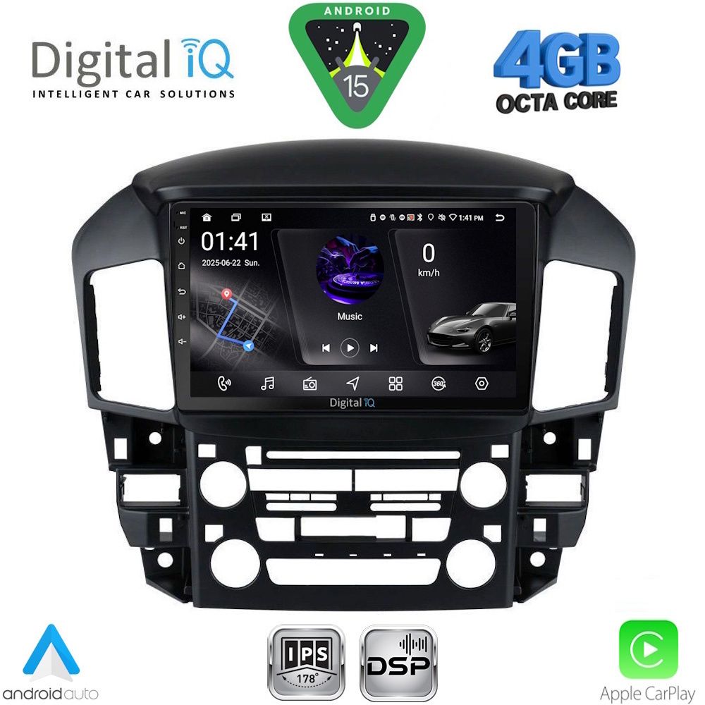 DIGITAL IQ RSG 6344_CPA (9inc) MULTIMEDIA TABLET for LEXUS RX 300 mod. 1998-2003