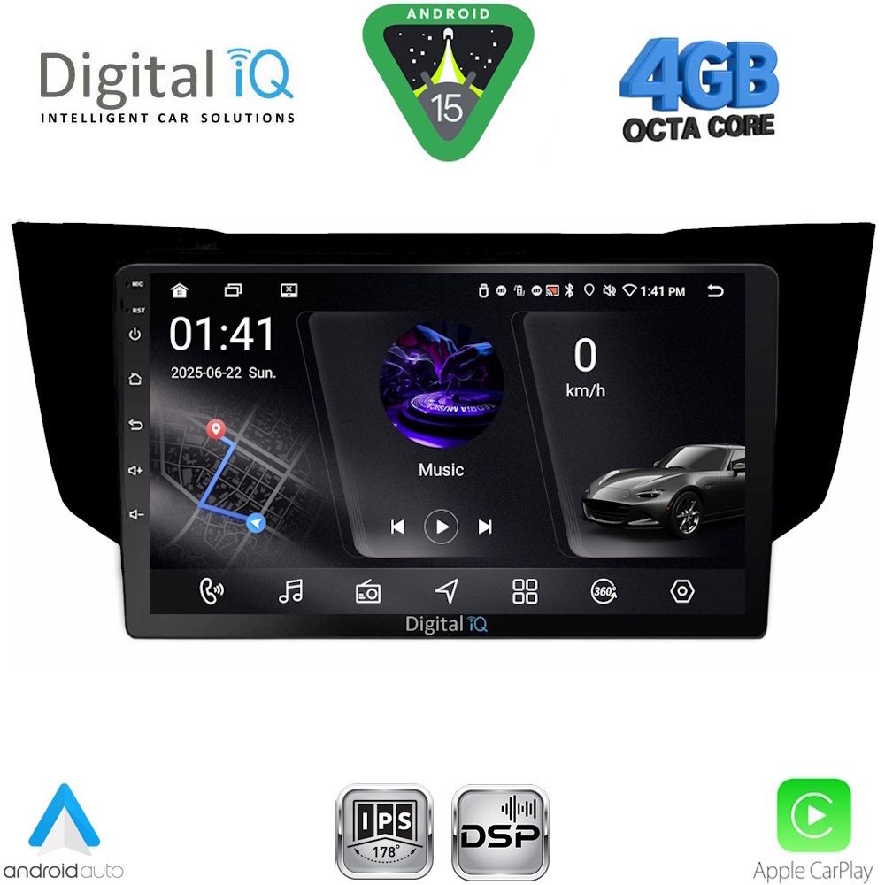DIGITAL IQ RSG 6345BL_CPA (9inc) MULTIMEDIA TABLET for LEXUS RX 300 – 400 mod. 2003-2008
