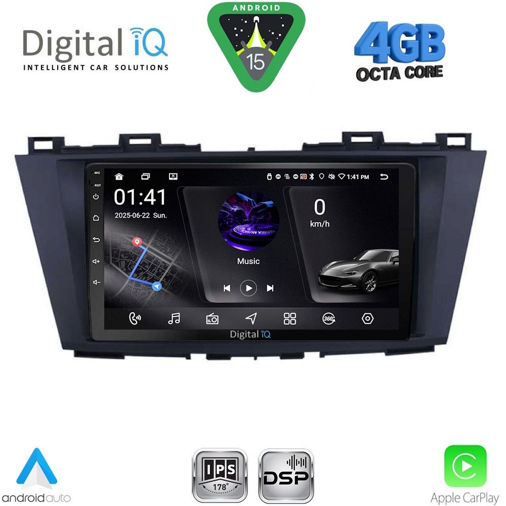 DIGITAL IQ RSG 6371_CPA (9inc) MULTIMEDIA TABLET for MAZDA 5 mod. 2011-2020