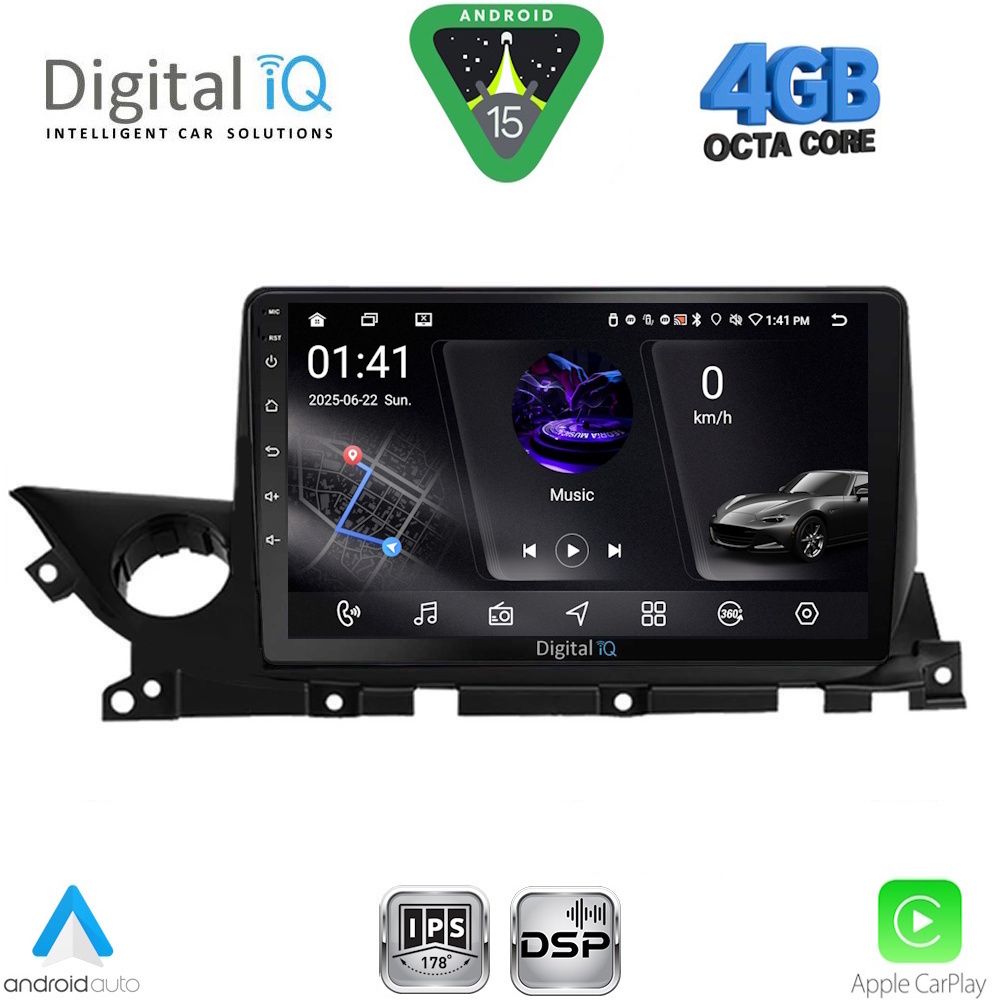 DIGITAL IQ RSG 6379B_CPA (9inc) MULTIMEDIA TABLET for MAZDA 6 mod. 2021-2026