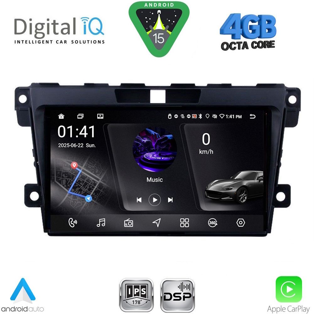 DIGITAL IQ RSG 6389_CPA (9inc) MULTIMEDIA TABLET for MAZDA CX7  mod. 2006-2012