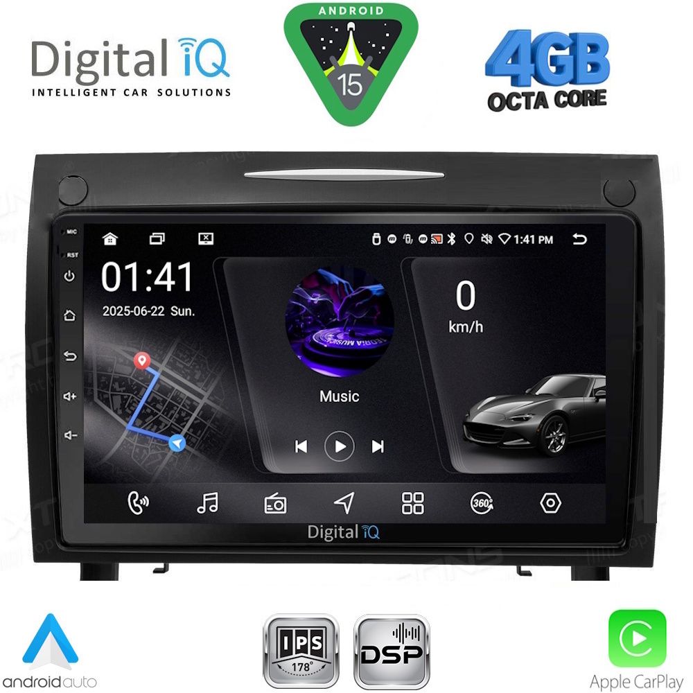 DIGITAL IQ RSG 6419_CPA (9inc) MULTIMEDIA TABLET for MERCEDES SLK R171 mod. 2004-2010