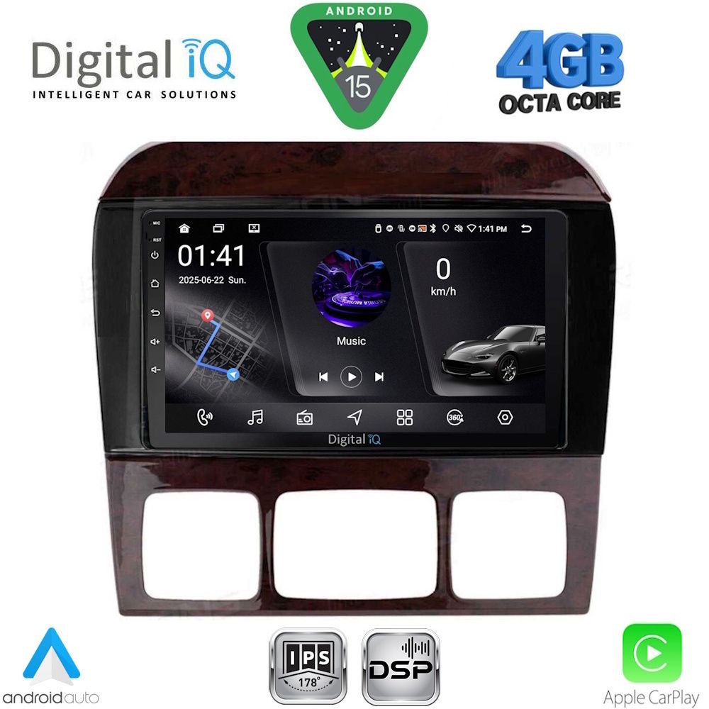 DIGITAL IQ RSG 6426_CPA (9inc) MULTIMEDIA TABLET for MERCEDES  S  W220  mod. 1998-2005