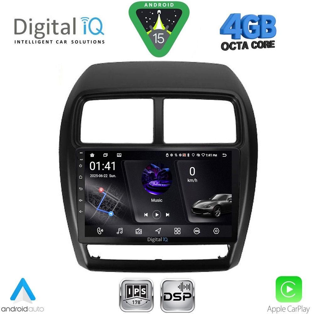 DIGITAL IQ RSG 6431_CPA (9inc) MULTIMEDIA TABLET for MITSUBISHI ASX mod. 2020-2023