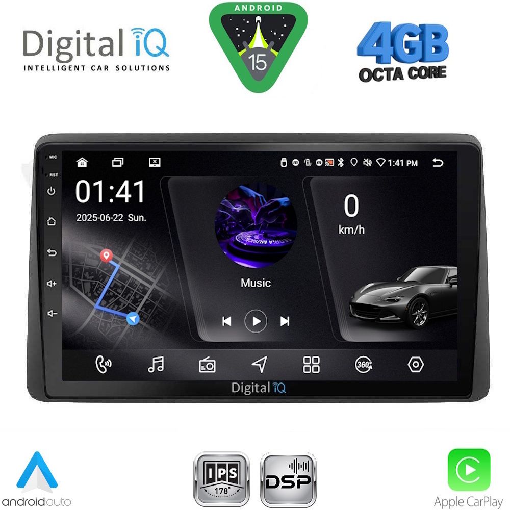 DIGITAL IQ RSG 6450_CPA (10inc) MULTIMEDIA TABLET for NISSAN NAVARA D22 mod. 1998-2004