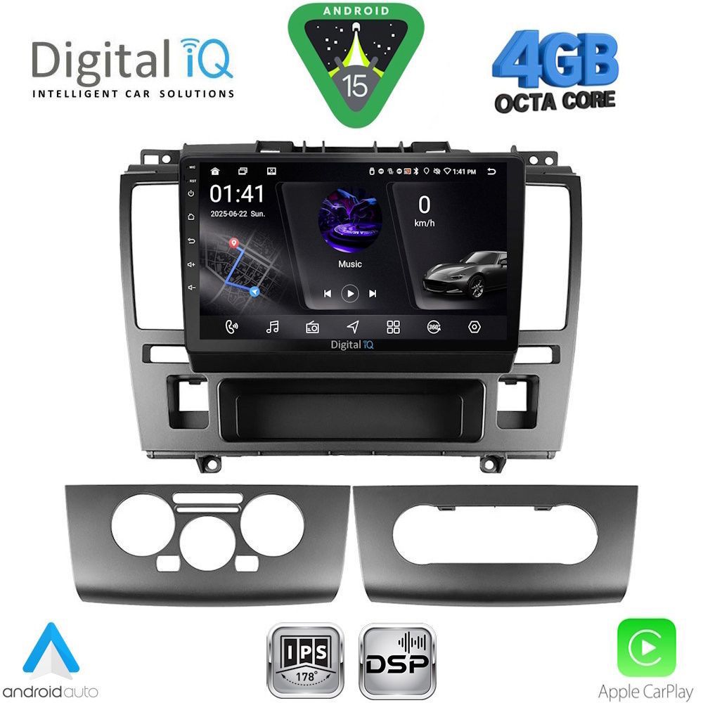 DIGITAL IQ RSG 6465_CPA (9inc) MULTIMEDIA TABLET for NISSAN TIDA mod. 2004-2013