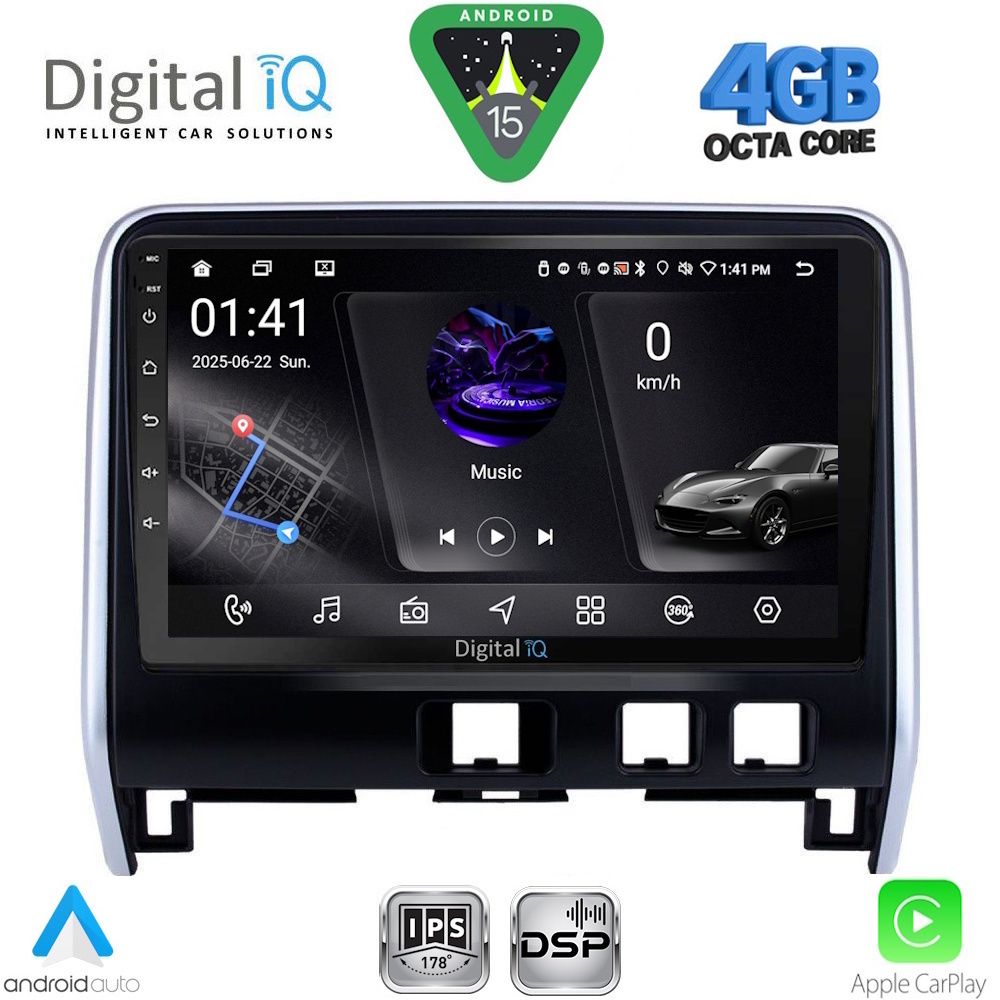 DIGITAL IQ RSG 6471_CPA (10inc) MULTIMEDIA TABLET for NISSAN SERENA mod. 2016-2022