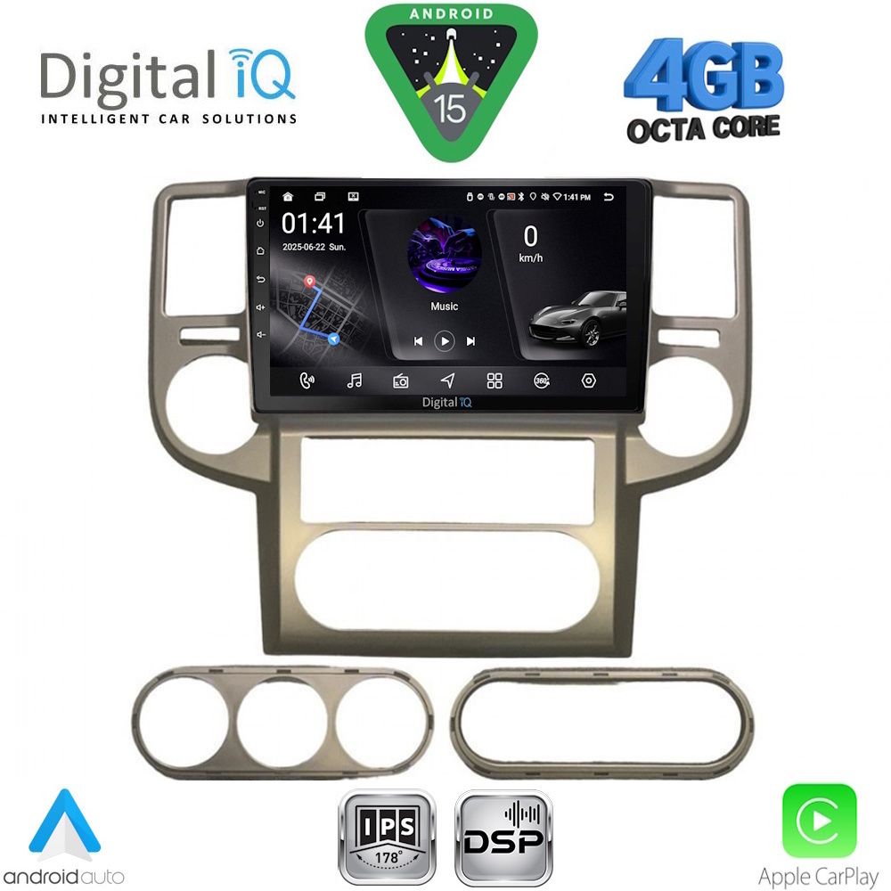 DIGITAL IQ RSG 6475_CPA (10inc) MULTIMEDIA TABLET for NISSAN XTRAIL mod. 2004-2007