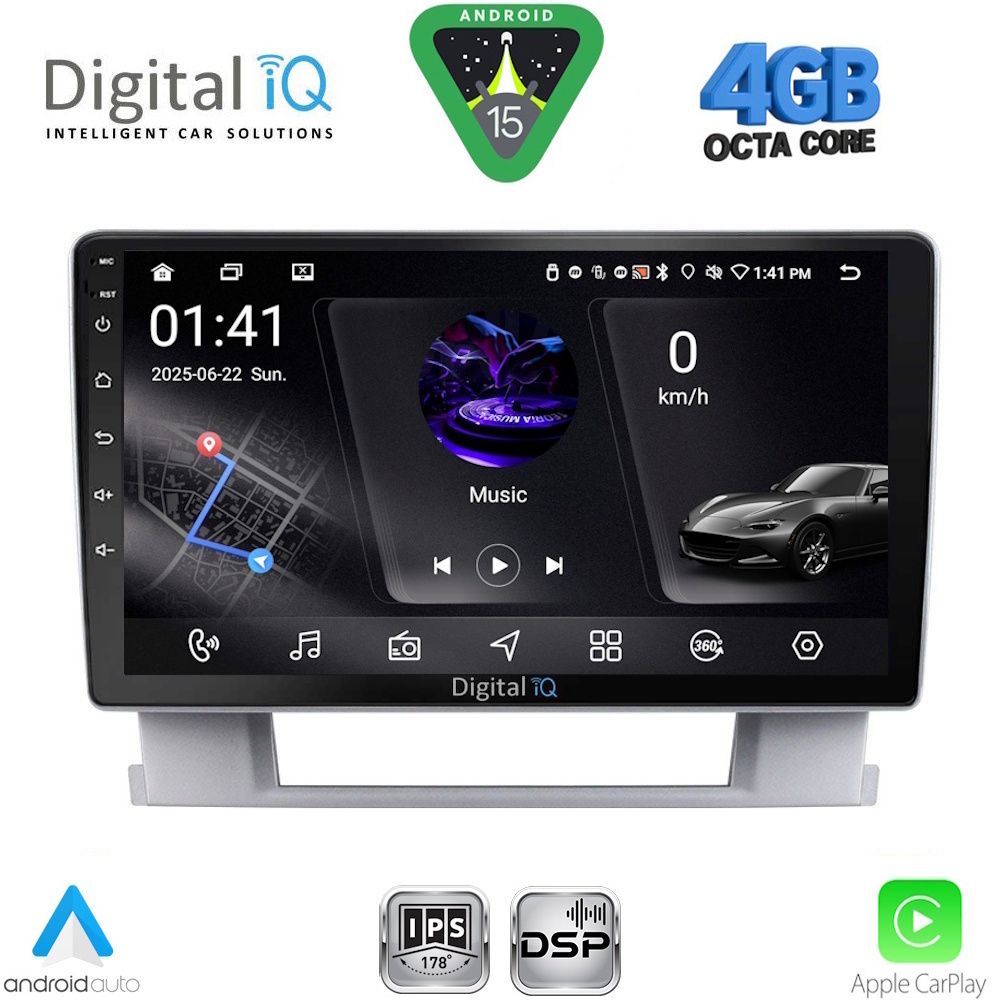 DIGITAL IQ RSG 6482_CPA (9inc) MULTIMEDIA TABLET for OPEL ASTRA J mod.2010-2016