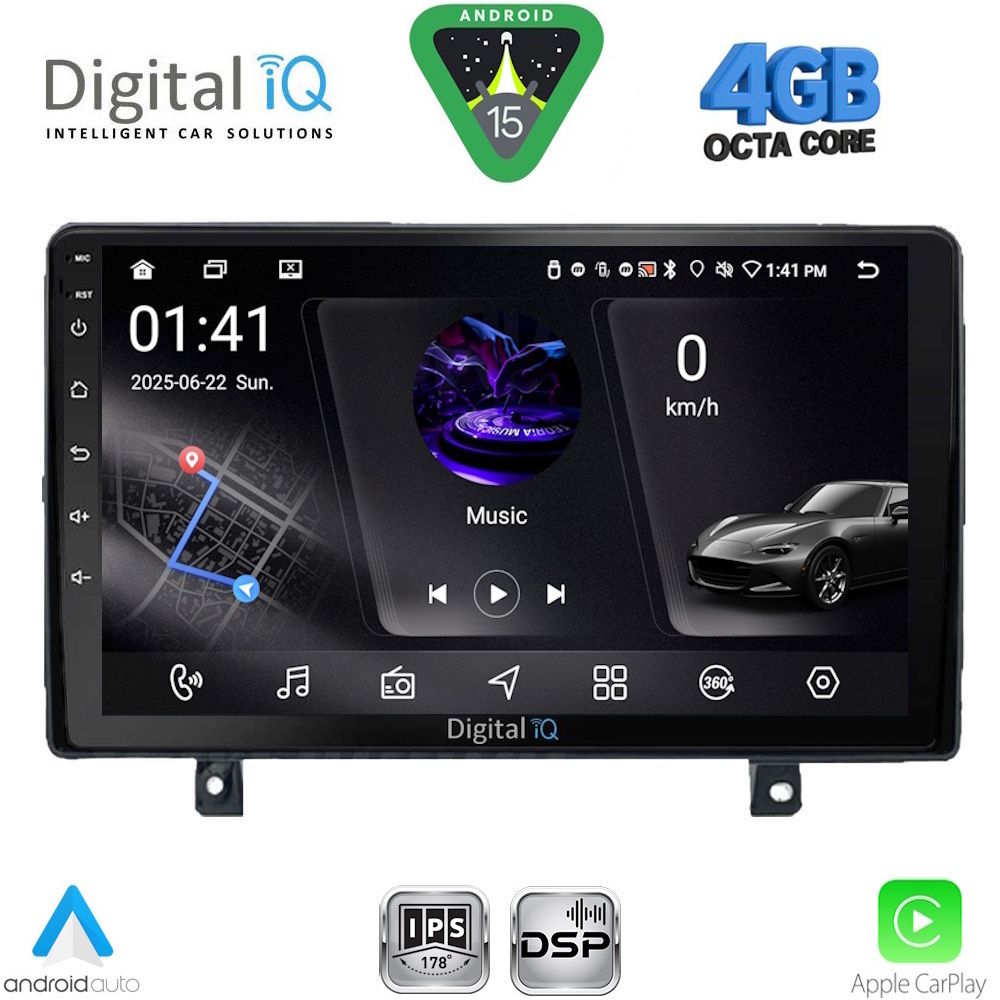 DIGITAL IQ RSG 6485_CPA (9inc) MULTIMEDIA TABLET for OPEL ASTRA H mod. 2004-2010