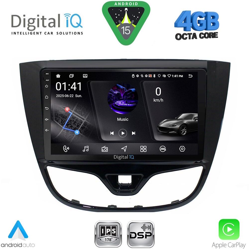 DIGITAL IQ RSG 6489_CPA (10inc) MULTIMEDIA TABLET for OPEL KARL mod. 2014-2019