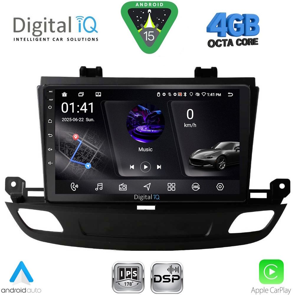 DIGITAL IQ RSG 6493_CPA (9inc) MULTIMEDIA TABLET for OPEL INSIGNIA mod. 2018-2024