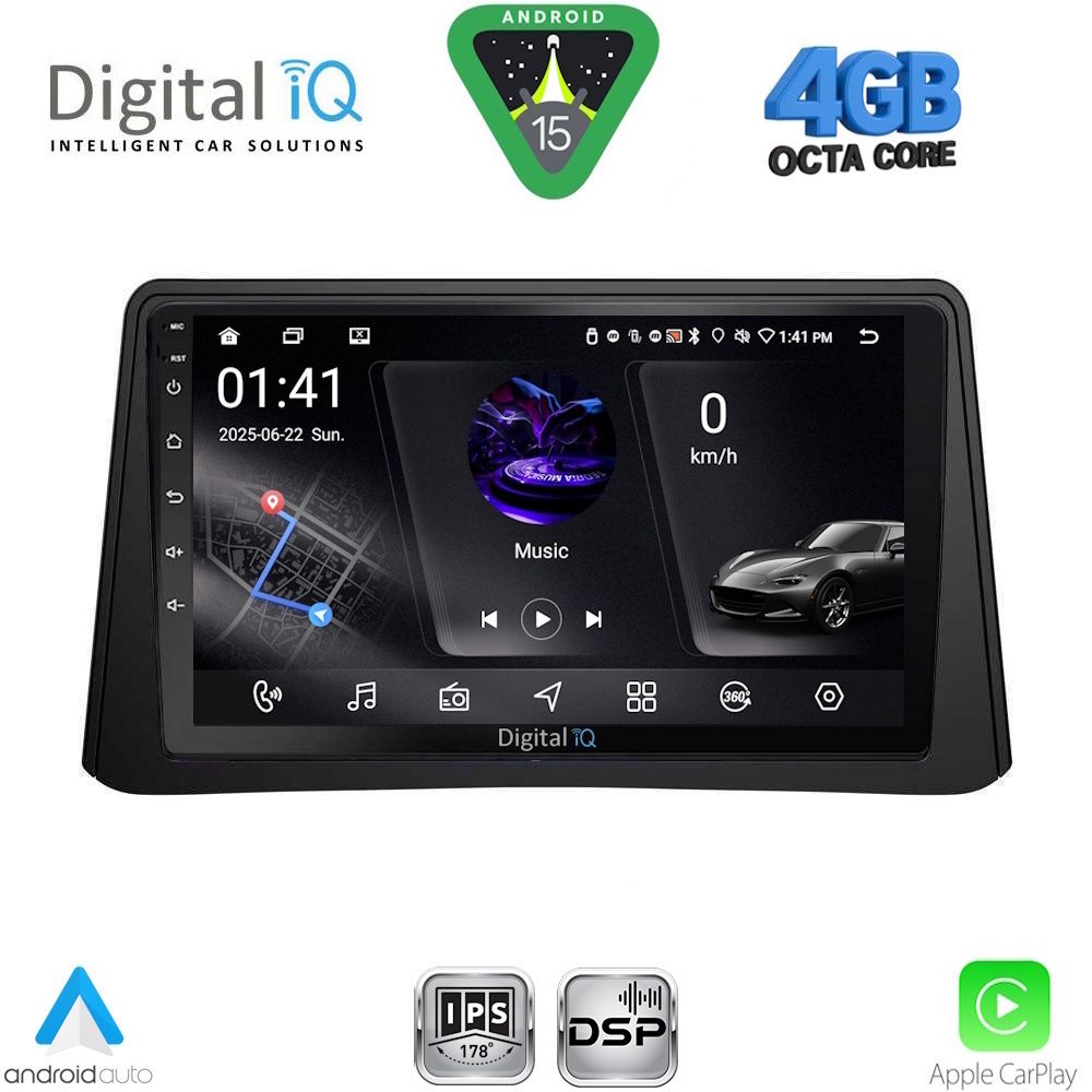 DIGITAL IQ RSG 6496_CPA (9inc) MULTIMEDIA TABLET for OPEL MOKKA mod. 2012-2015