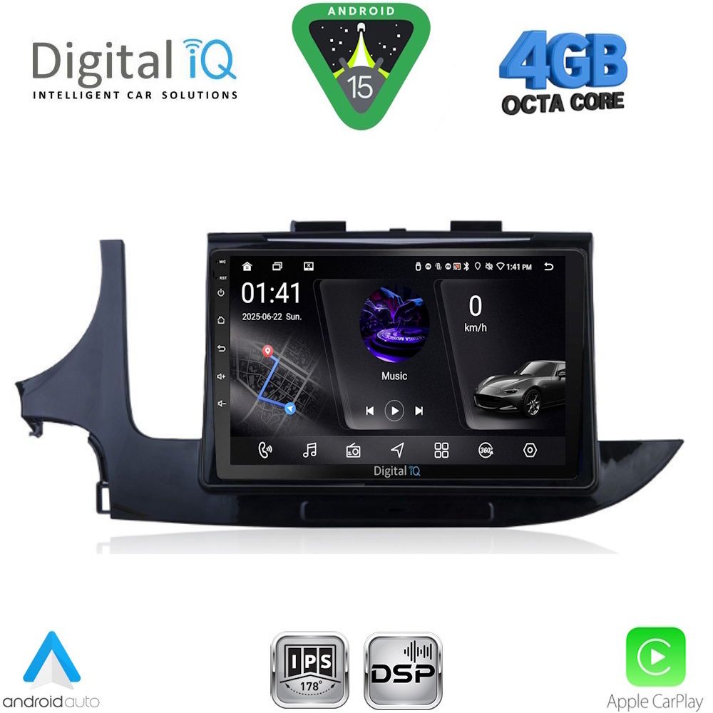 DIGITAL IQ RSG 6497_CPA (9inc) MULTIMEDIA TABLET for OPEL MOKKA mod. 2016-2021
