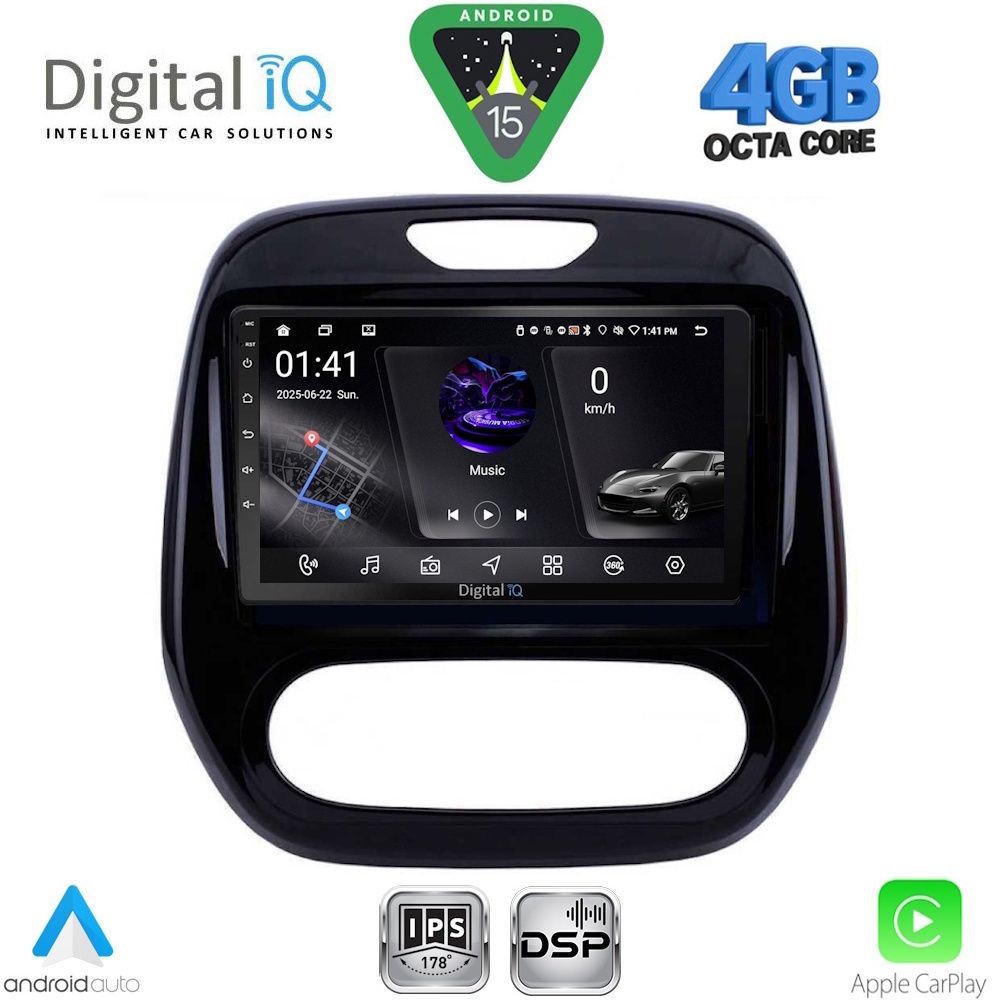DIGITAL IQ RSG 6542_CPA (9inc) MULTIMEDIA TABLET for RENAULT CAPTUR mod. 2013-2019