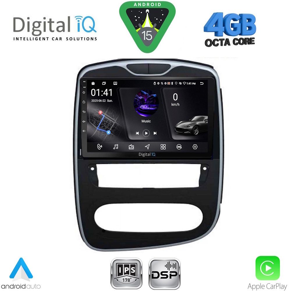 DIGITAL IQ RSG 6545_CPA (10inc) MULTIMEDIA TABLET for RENAULT CLIO mod. 2016-2019